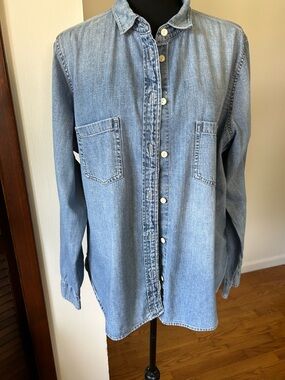 J. Crew Light Blue Denim Shirt